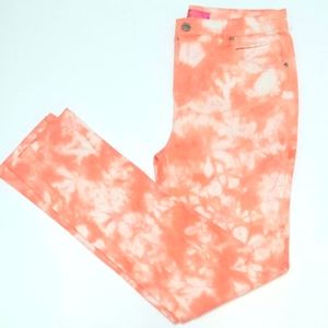Catherine  Malandrino tie dye stretch jeans   size 28